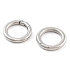 Non-Tarnish 316 Stainless Steel Spring Gate Rings STAS-M296-01P-G-01-1