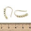 Brass Micro Pave Cubic Zirconia Earring Hooks KK-C048-13I-G-3