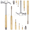 Brass & Iron Hammer Set TOOL-WH0030-07G-1