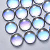 Transparent Glass Cabochons X-GLAA-S190-013A-D01-1