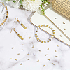 350Pcs Electroplated Synthetic Non-magnetic Hematite Beads Strands G-SC0003-65A-4