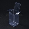 Rectangle Transparent Plastic PVC Box Gift Packaging CON-F013-01G-3