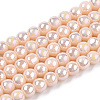 Electroplate Opaque Glass Beads Strands X-GLAA-T032-P4mm-AB09-1