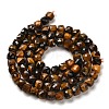 Natural Tiger Eye Beads Strands X-G-B107-B02-02-4