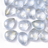 Transparent Spray Painted Glass Beads LS-GLAA-T017-01-A02-1