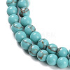 Synthetic Turquoise Beads Strands G-U004-02P-4