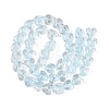 Handmade Foil Glass Beads FOIL-N029-09F-4
