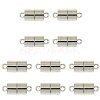 10 Bags Brass Magnetic Clasps with Loops KK-FS0002-02P-1