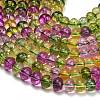 Dyed Imitation Gemstone Glass Beads Strands GL-Z001-03B-04-2
