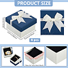 Paper with Polyester Bowknot Gift Boxes CON-WH0095-224A-2