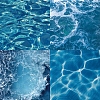 24Pcs 12 Styles Water Ripple Theme Scrapbook Paper Pads PW-WG98DEC-01-2