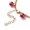 Alloy Enamel Charm Bracelets BJEW-JB08707-03-6