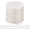 Brass Coated Iron Flat Cable Chains CH-TAC0007-02S-1