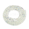 Transparent Glass Beads Strands EGLA-N028-01A-A07-3