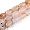 Natural Red Agate Beads Strands G-T144-44F-4