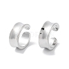 Rack Plating Brass Cuff Ring LS-EJEW-C081-11P-1