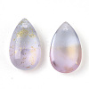 Two Tone Transparent Spray Painted Glass Charms GLAA-T017-02-B03-3