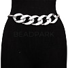 Alloy Chunky Cuban Link Chain Belts for Dress FS-WG9B36C-02-1