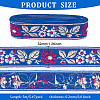 Ethnic Style Embroidery Polyester Ribbons OCOR-WH0077-34C-2