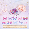 SUNNYCLUE 160Pcs 16 Style Polyester Fabric Wings Crafts Decoration DIY-SC0019-39-7