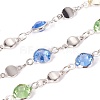 Handmade Glass Beaded Chains CHC-E018-B01-P-1