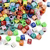 Opaque Acrylic Beads OACR-H052-02C-1