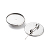 304 Stainless Steel Brooch Base Settings FIND-D035-04E-P-2