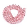 Crackle Transparent Glass Beads Strands GLAA-N069-02A-05-2