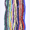 Spray Painted Non-magnetic Synthetic Hematite Beads Strands G-T124-33A-2