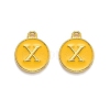 Golden Plated Alloy Enamel Charms LS-ENAM-Q437-13X-1