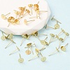 304 Stainless Steel Stud Earring Findings STAS-E025-4G-5