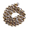Electroplate Glass Beads Strands EGLA-Q128-04A-FP07-2