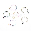 Ion Plating(IP) 304 Stainless Steel Earring Hooks STAS-L216-02B-M-1