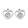 Non-Tarnish 316 Surgical Stainless Steel Charms STAS-Q314-09P-1