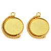 Zinc Alloy Pendant Cabochon Settings FIND-NH0001-13A-G-1