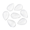 Transparent Teardrop Glass Cabochons X-GGLA-R024-30x20-4