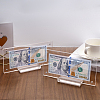 CHGCRAFT 3 Sets Transparent Acrylic Currency Display Frames ODIS-CA0001-14-5