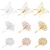 18Pcs 9 Style Iron Hair Findings FIND-PH0002-57-1