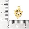 Brass Micro Pave Cubic Zirconia Connector Charms KK-U053-24G-3