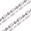 Non-Tarnish 304 Stainless Steel Ball Chains CHS-L024-025F-3