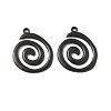 Ion Plating(IP) 304 Stainless Steel Pendants STAS-P322-11B-1