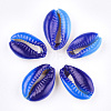Printed Cowrie Shell Beads SSHEL-T007-14-2
