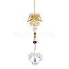 Hollow Alloy Hanging Ornaments HJEW-Q012-05E-1