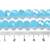 Imitation Jade Glass Beads Stands EGLA-A035-J8mm-B04-5