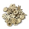 100Pcs Wood Cabochons WOOD-G020-08-1