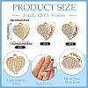 12Pcs 3 Colors Alloy Rhinestone Pendants FIND-TA0010-31-4