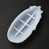 Feather DIY Jewelry Plate Silicone Molds DIY-P074-02-5