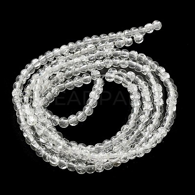 Crackle Glass Beads Strands X-CCG-Q001-4mm-01-1