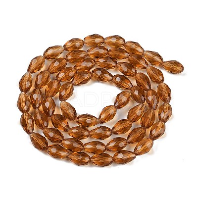 Transparent Glass Beads Strands EGLA-N013-T10mm-D16-1