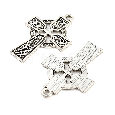 Tibetan Style Alloy Pendants TIBE-P001-24AS-1